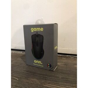 onn. RGB Wired 6 Ft Gaming Mouse with LED Lighting Effects Computer Mice, Laptop